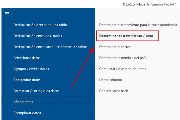 Determinar el tratamiento