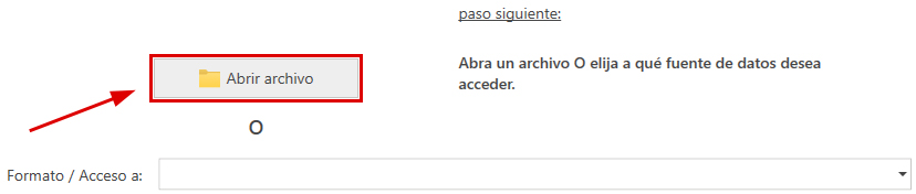 Origen de datos Access