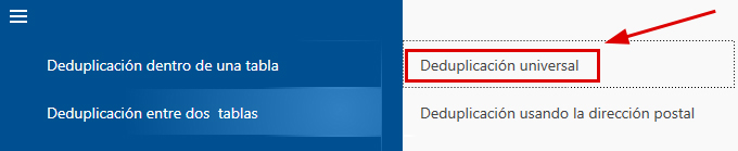 Deduplicación universal'