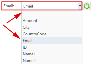 Asignación de campos