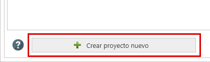 Crear proyecto nuevo