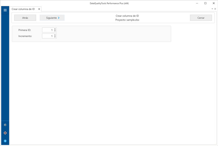 Crear columna de ID